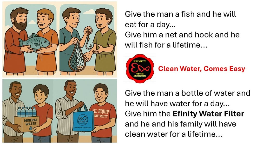 Efinity Water Filter - Lifetime lesson to succeed road